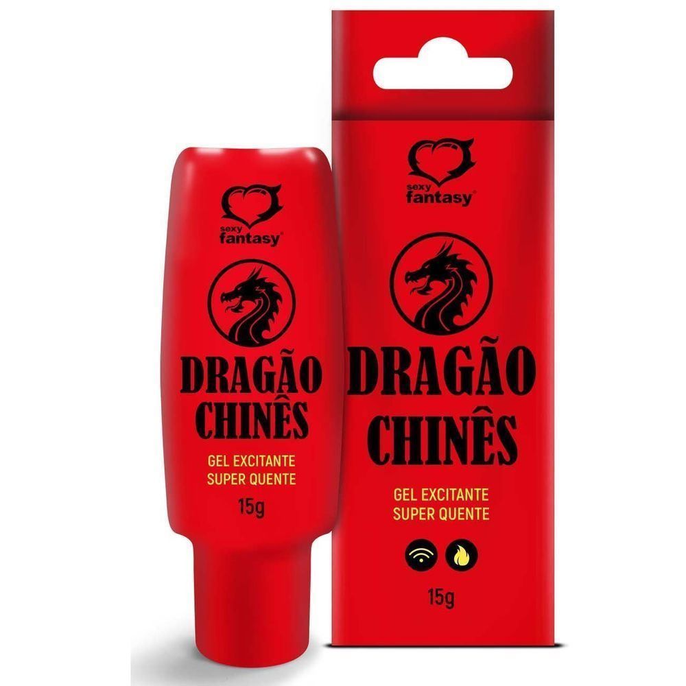 Gel Excitante Unissex Dragão Chinês 15g Sexy Fantasy