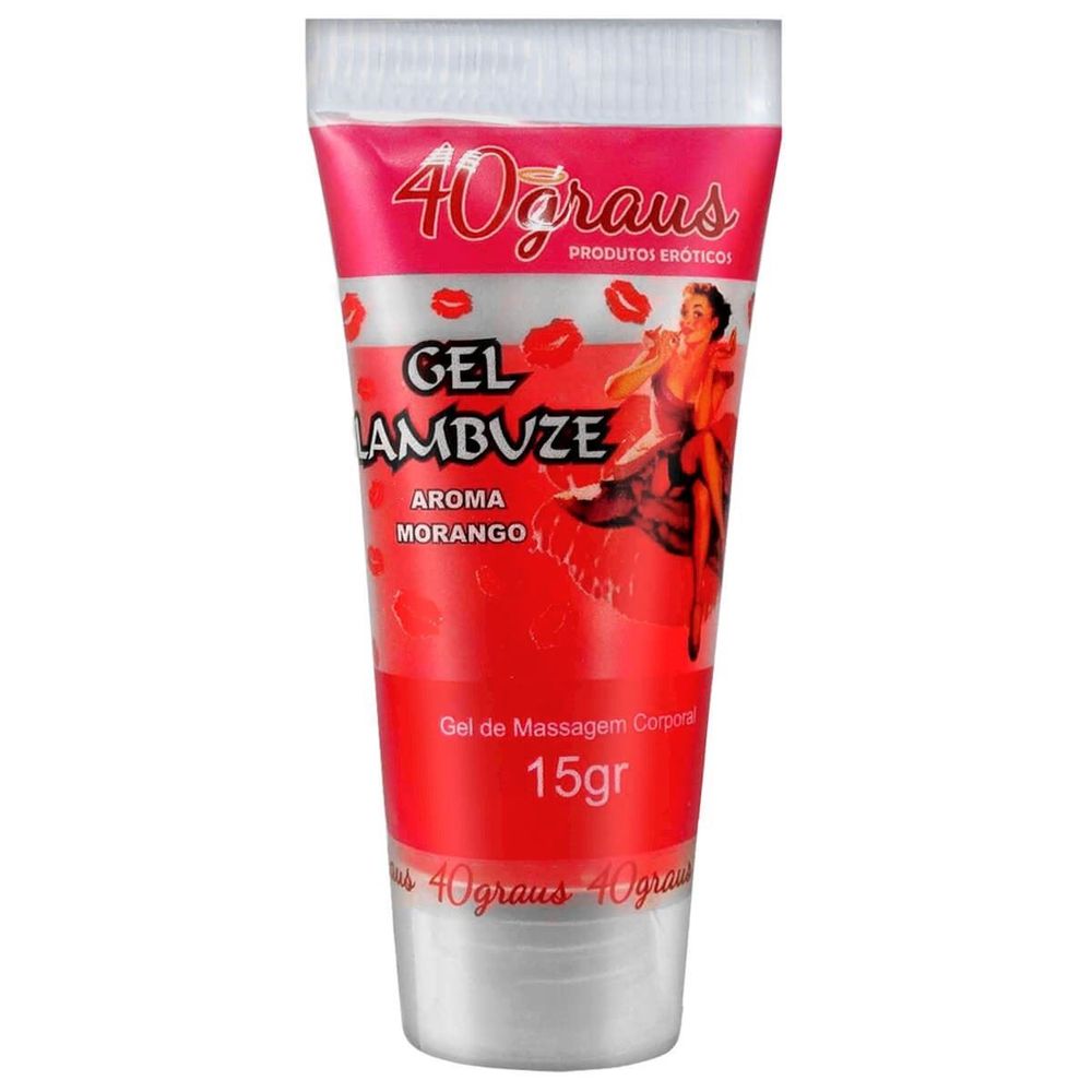 Gel Comestível Para Sexo Oral Lambuze 15g 40 Graus