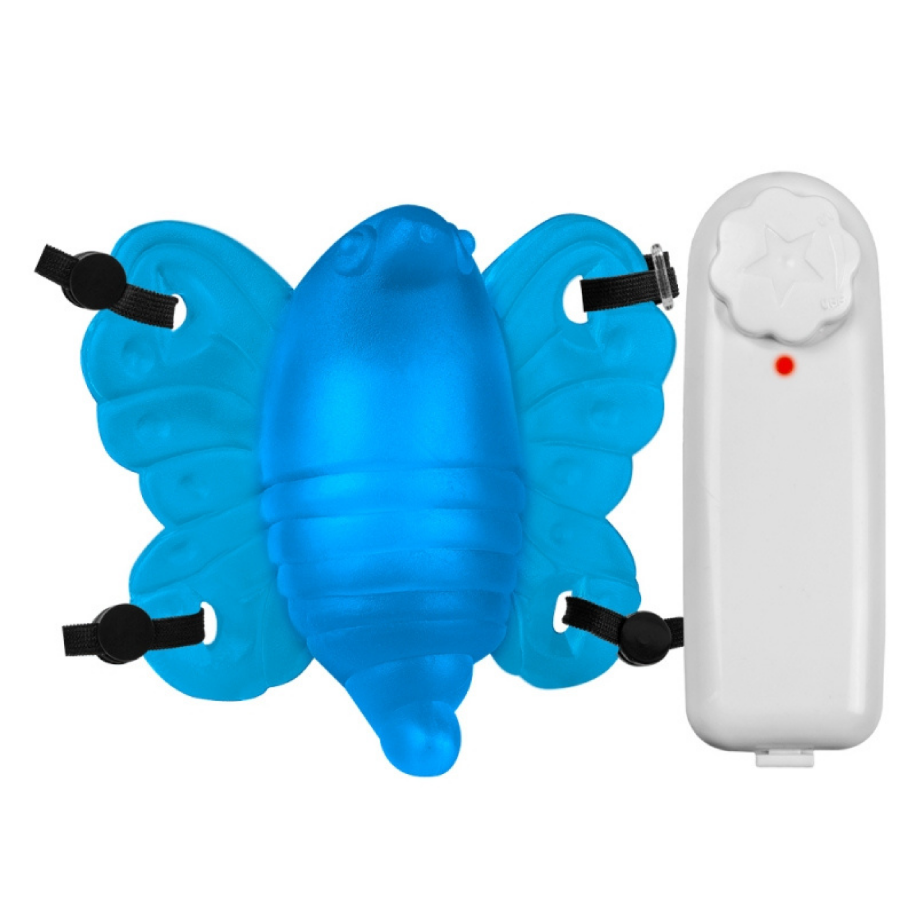 Vibrador Borboleta para Clitóris Butterfly Pau Brasil Azul