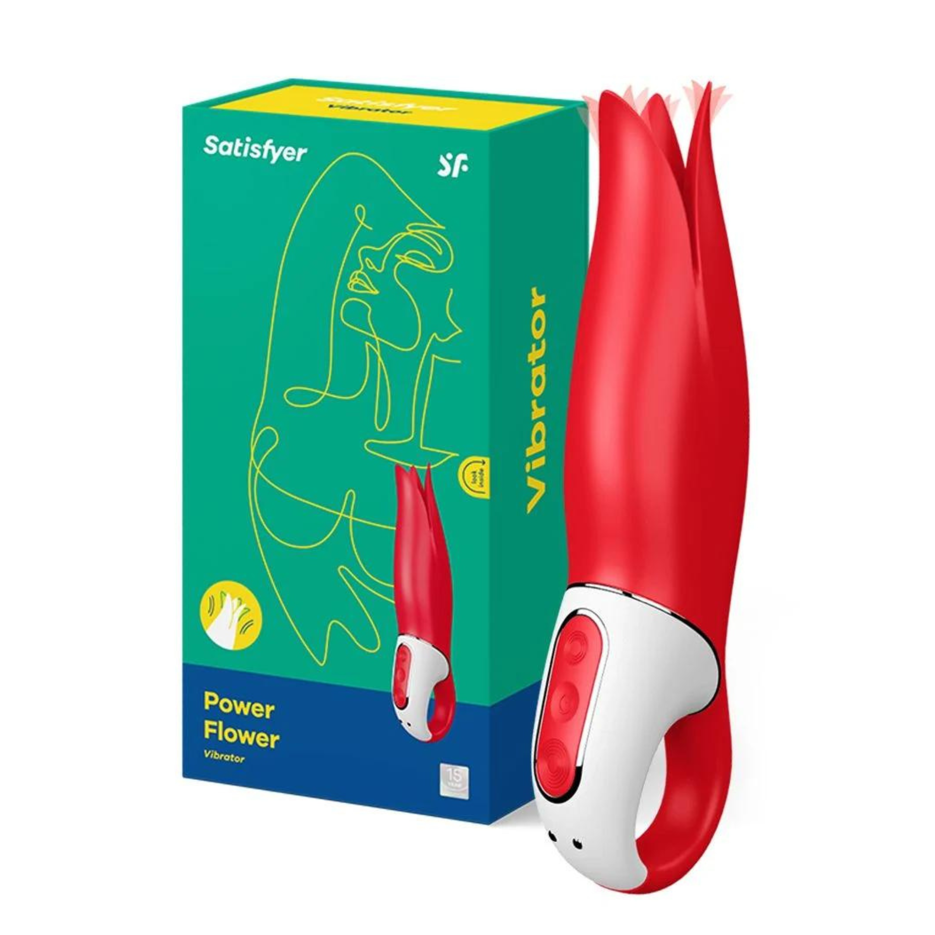 Vibrador Satisfyer Vibes Power Flower Vermelho