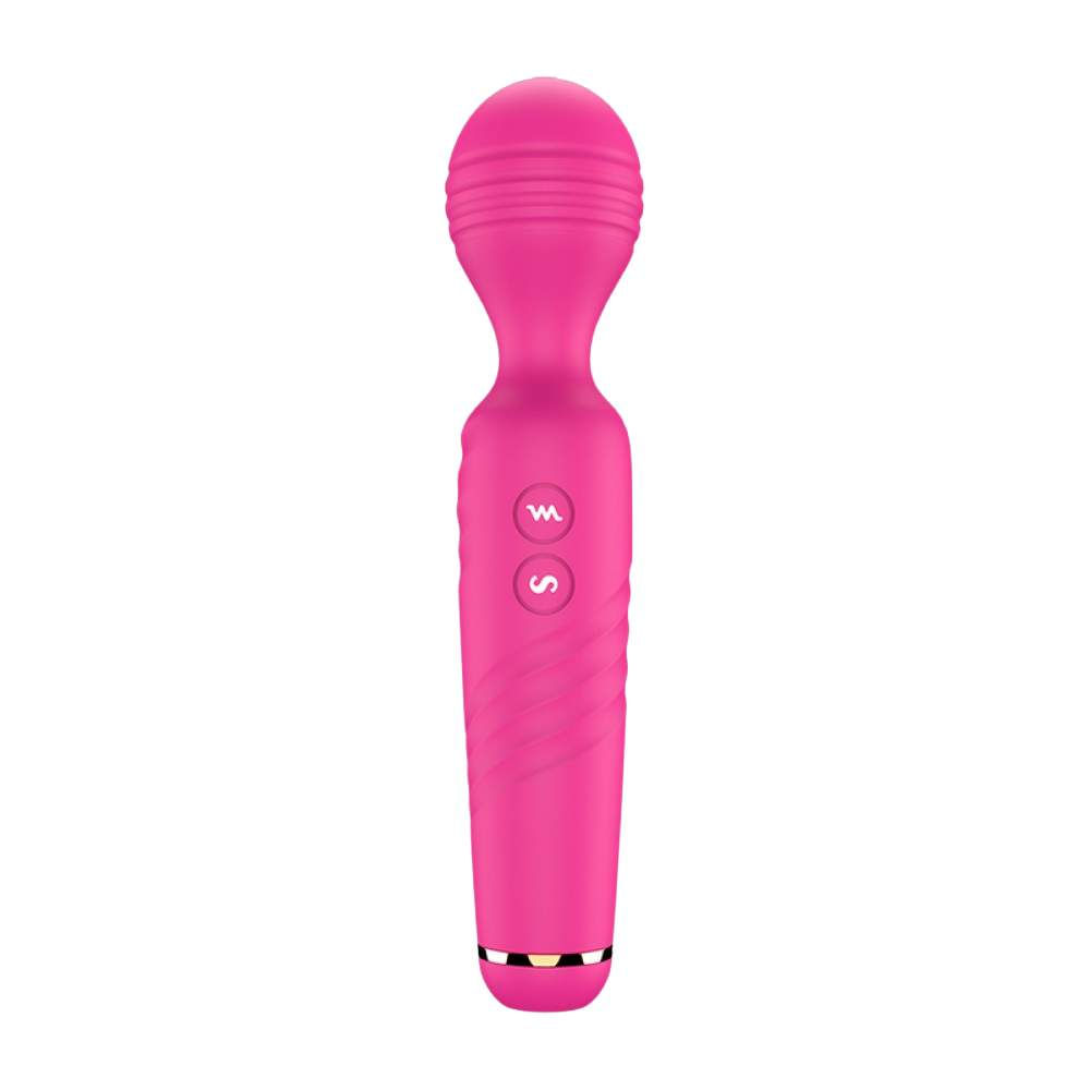 Vibrador Varinha Mágica Com Ponta Dupla Importação Rosa