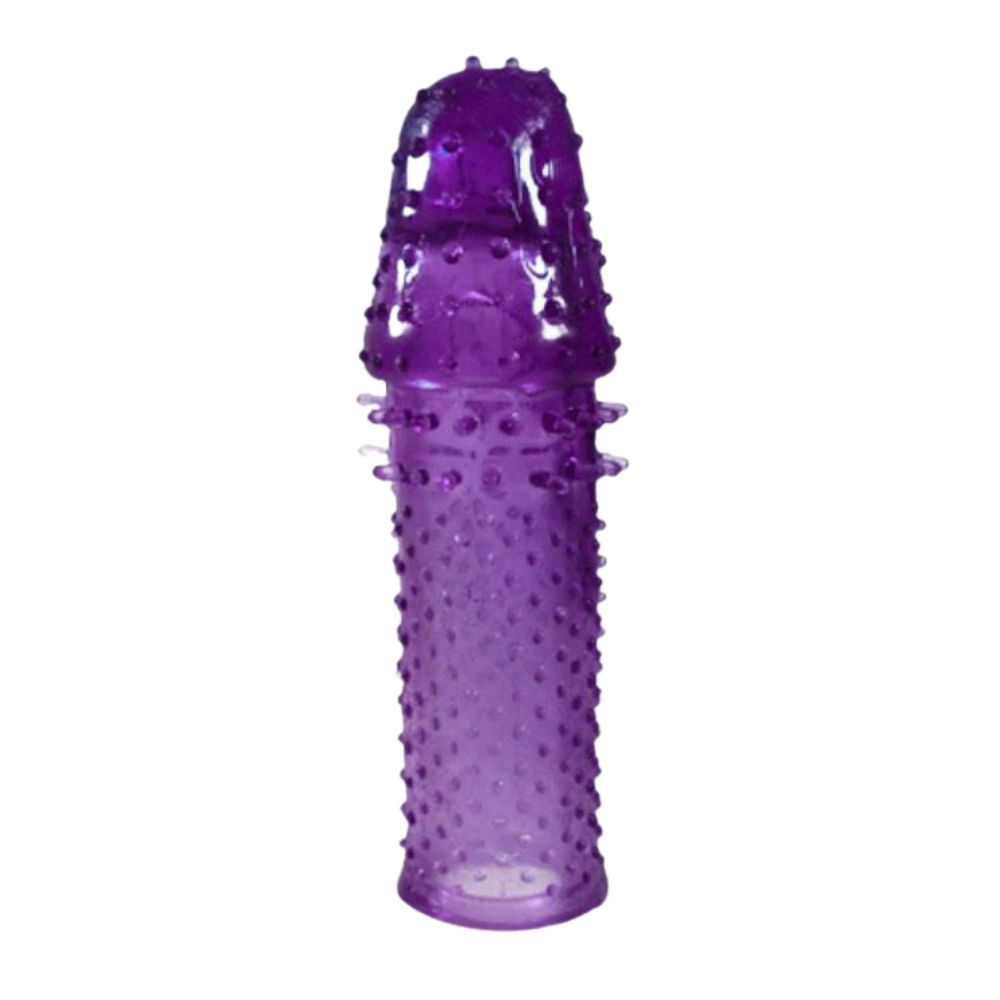Capa Peniana 13cm Extender Aromatizada Desire  Roxa