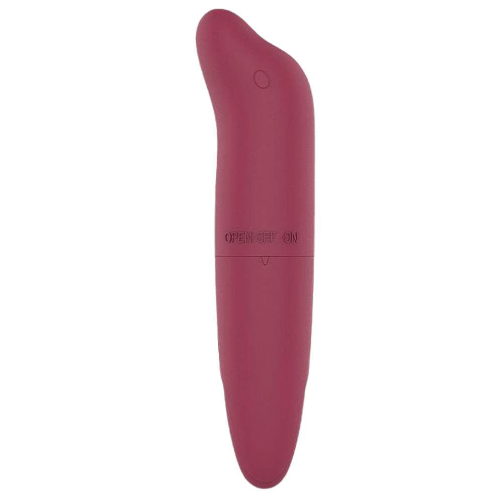 Vibrador Golfinho Ponto G Liso Mega Import Bordo