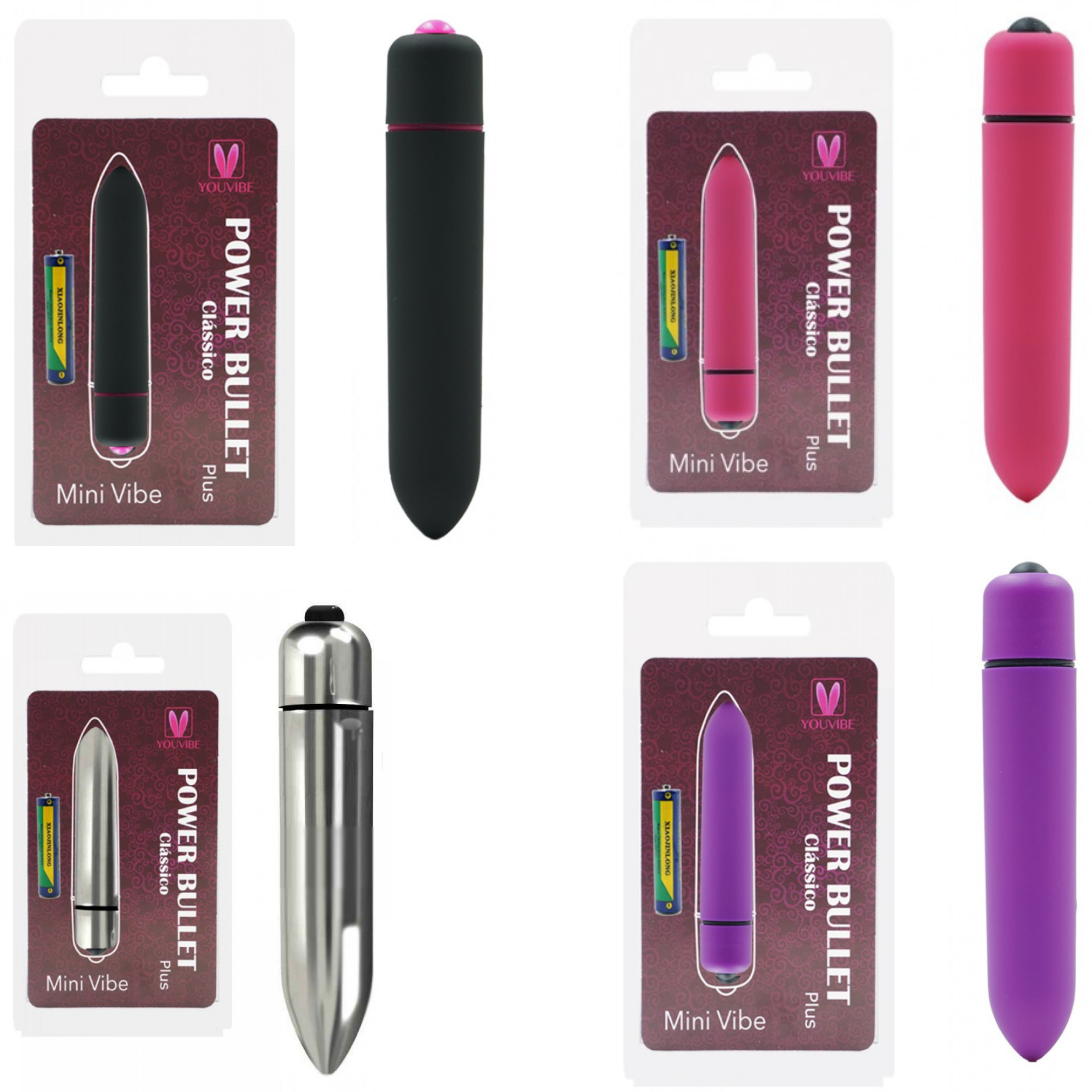 Cápsula Vibratória Power Bullet Plus Importação - Rosa