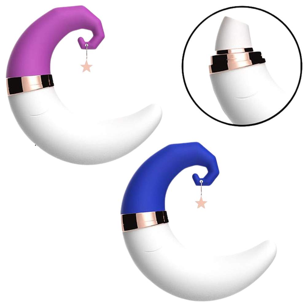 Vibrador Em Formato De Lua Mega Import - Roxo