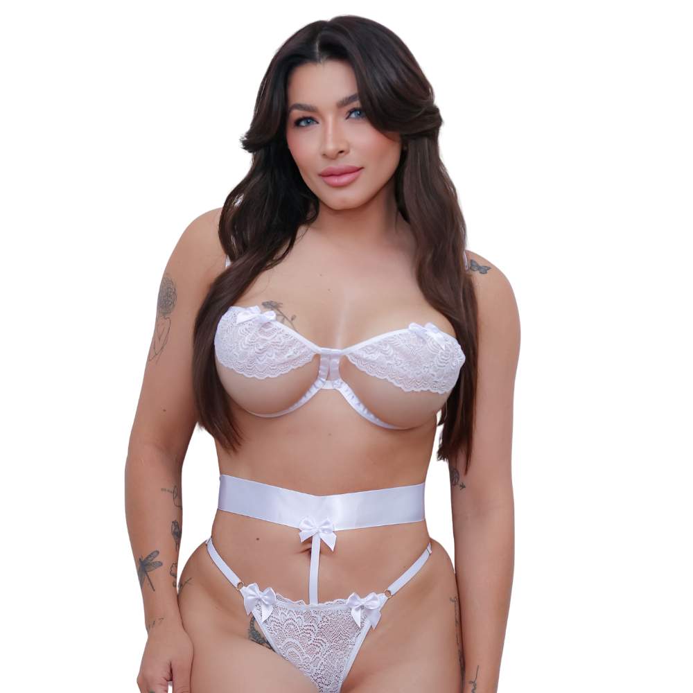 Conjunto Presente Inusitado Tallyta - Branco | GG