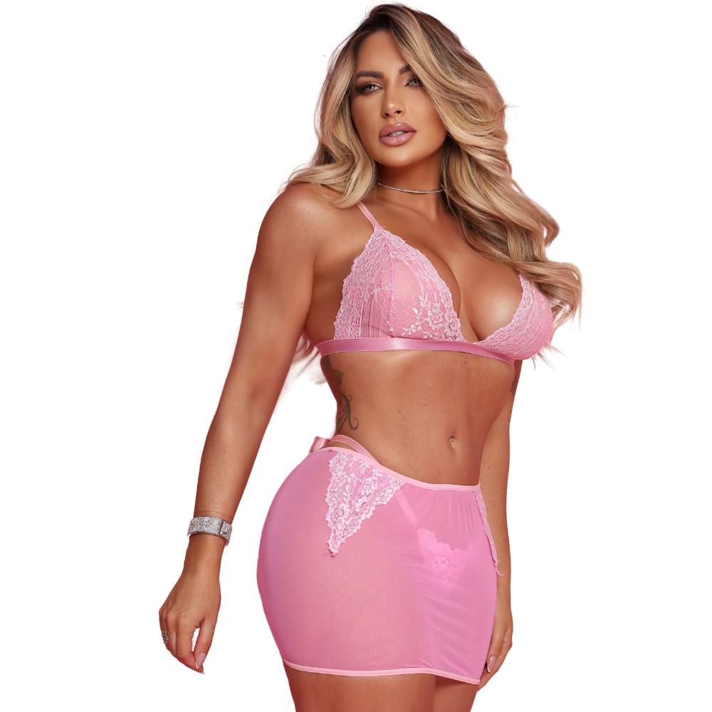 Conjunto Glow Desire Tallyta - Rosa | GG