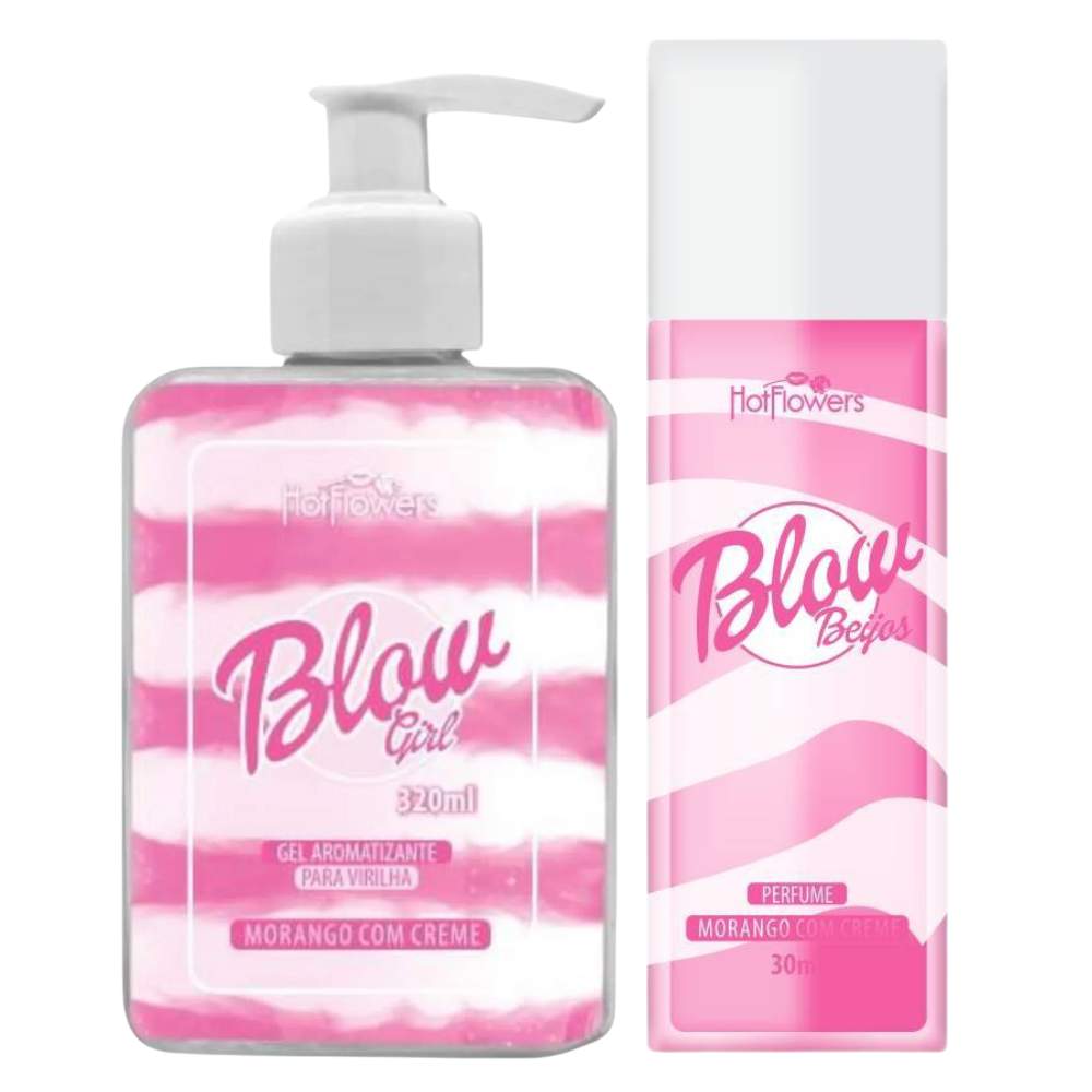 Kit Perfume Blow Beijos E Gel Aromatizante Blow Girl