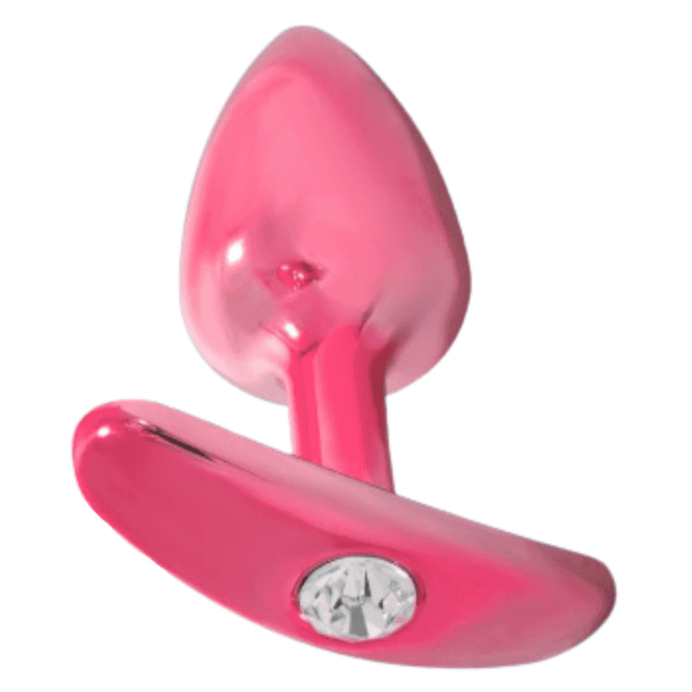 Plug Anal M Anatômico Com Detalhe Em Pedra Hard - Vermelho