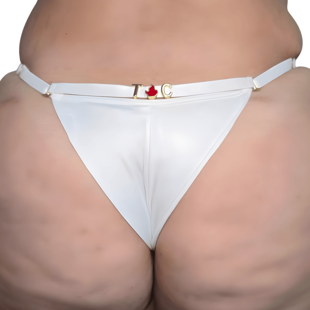 Calcinha Personalizável Love Fio Duplo Plus Tallyta - Branco | G1