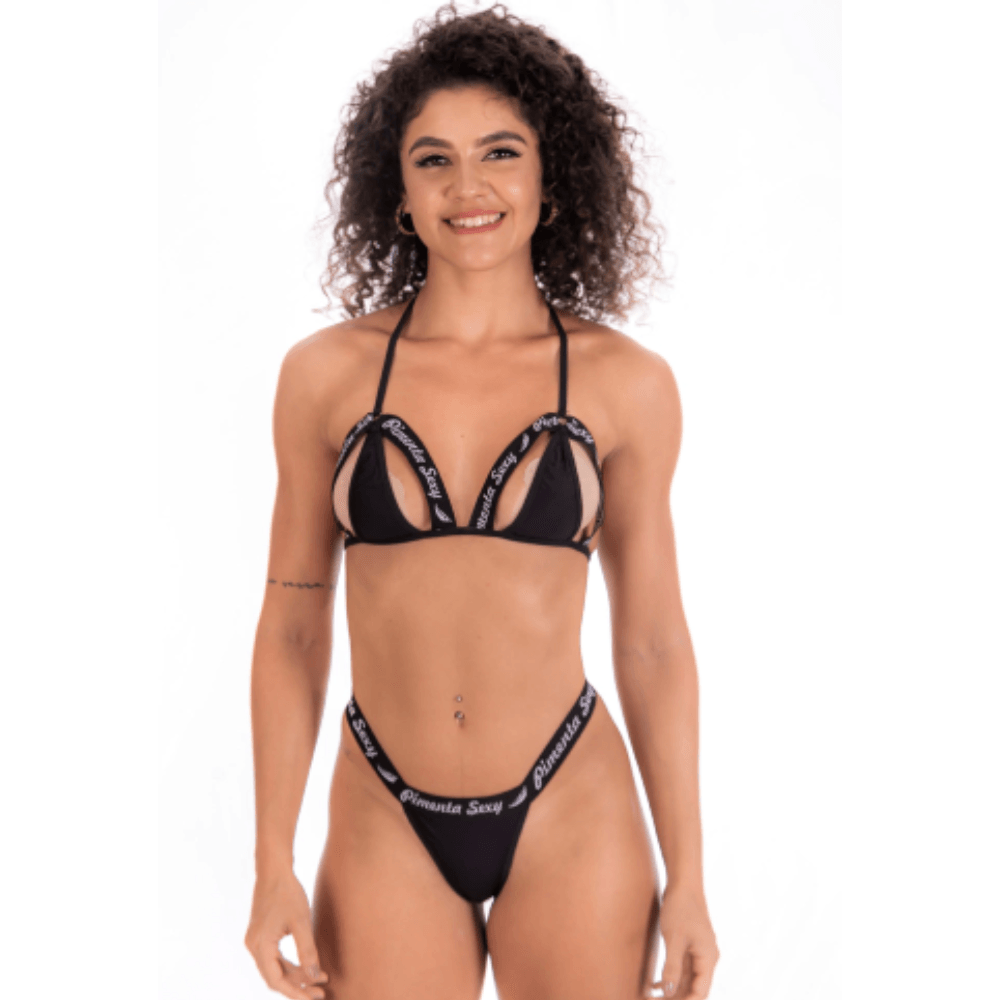 Mini Fantasia Pimenta Sexy Pimenta Sexy - Preto